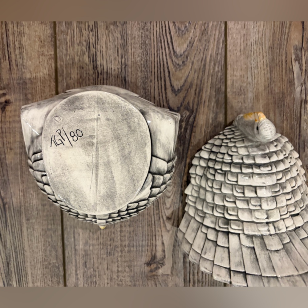 Vintage Style Thanksgiving Turkey Covered Dish - Picture 6 of 9